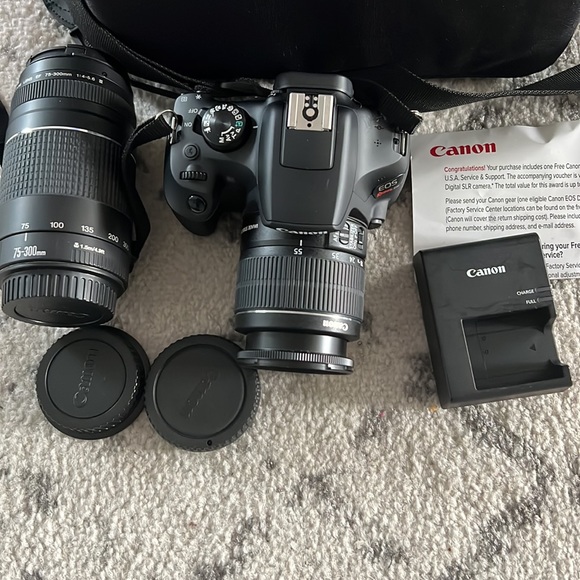Cameras, Photo & Video Cannon Rebel Eos T6 Used 2 Times Comes With